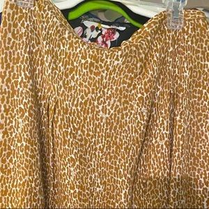 Animal print skirt